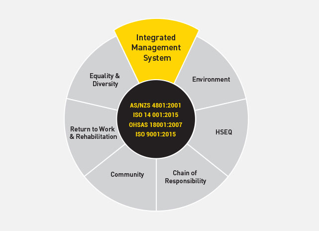integrated management system diagram