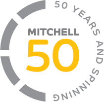 DA Rare Engineering 50 years logo