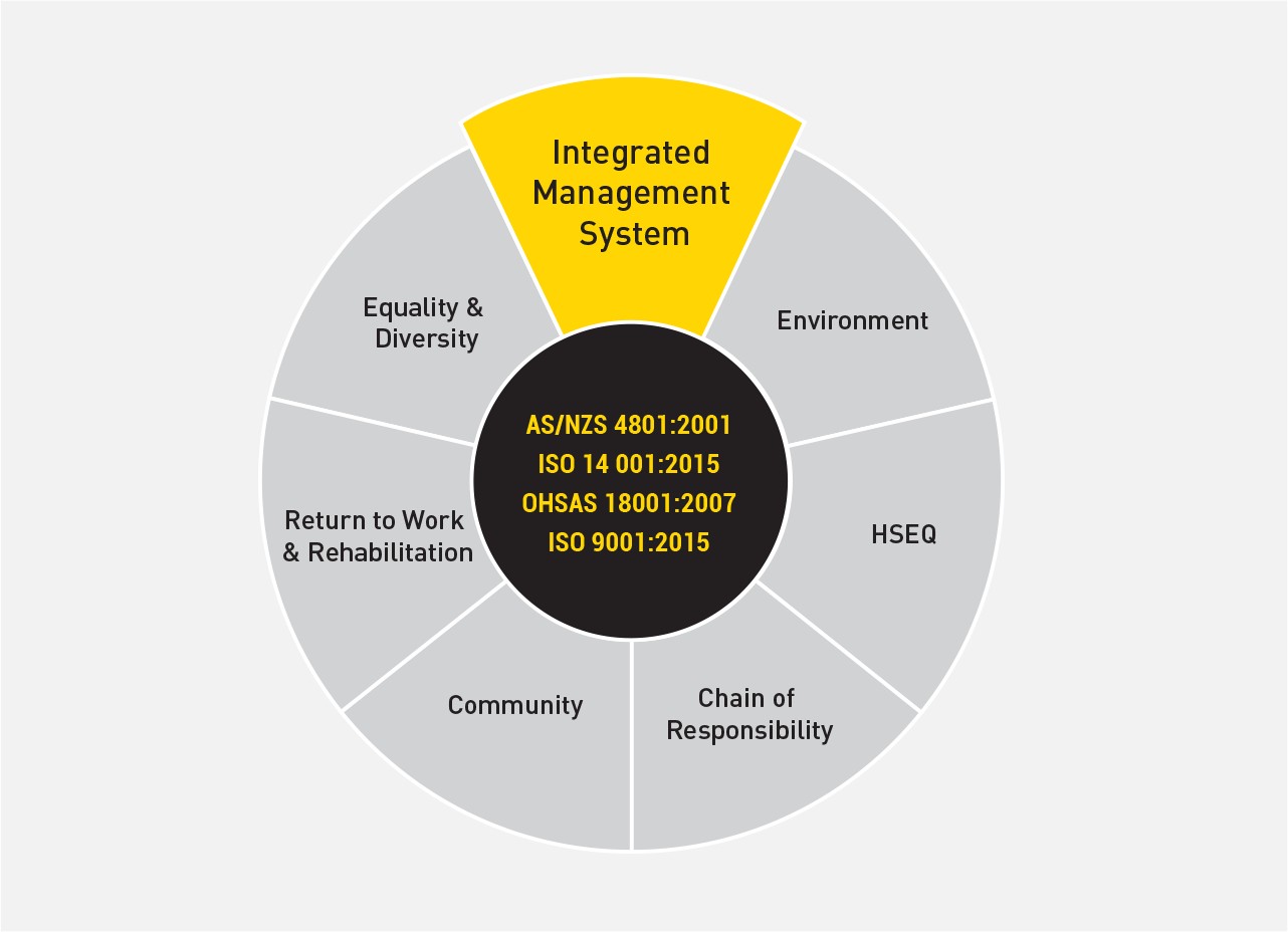integrated management system diagram